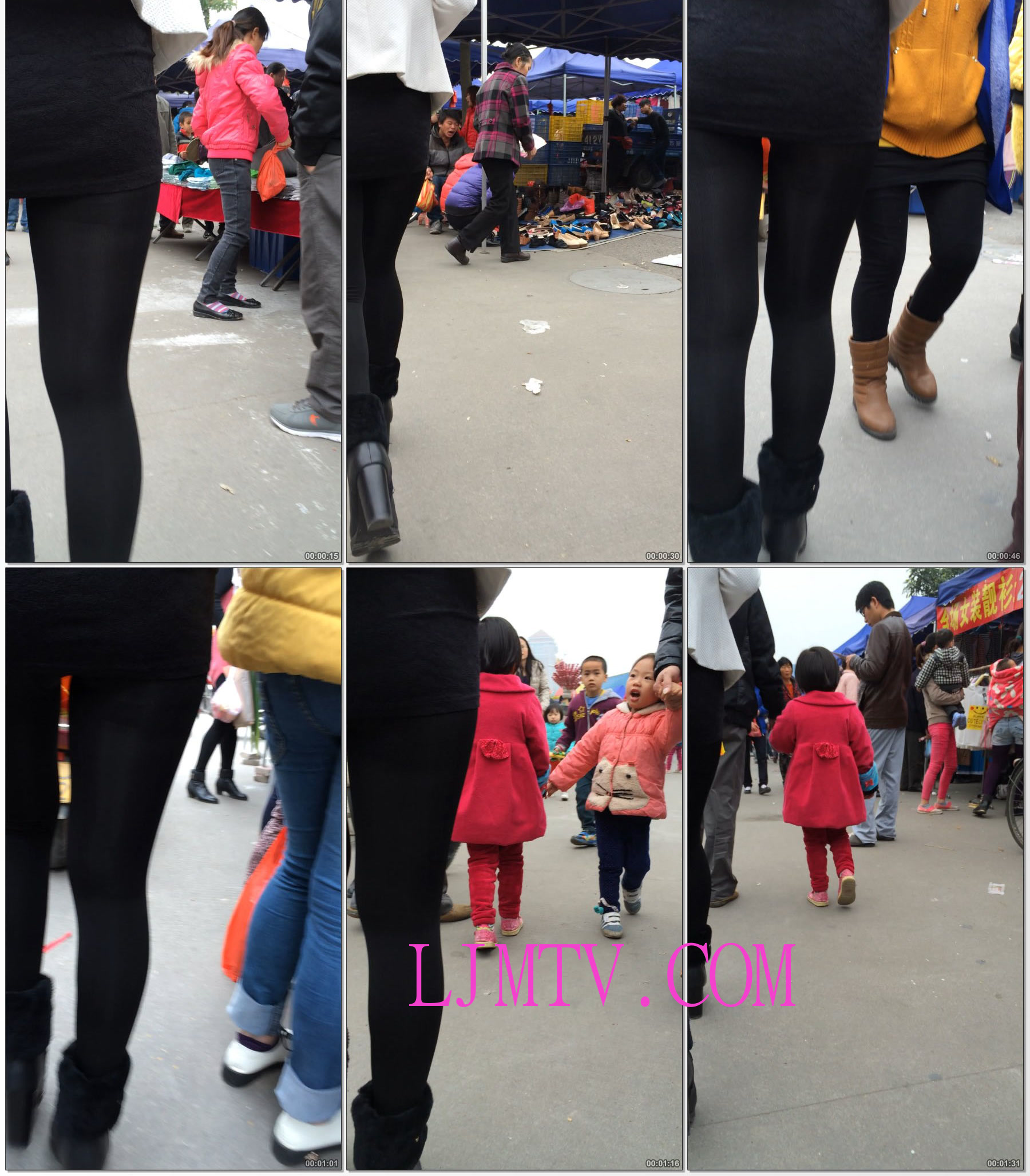 小龙大师精品街拍系列合集-黑丝黑裙高跟少妇