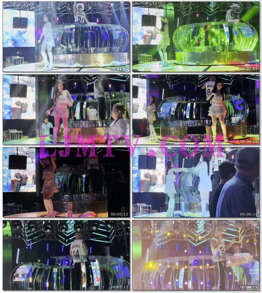 白色吊穗白皮靴卷发妹子夜店气氛活跃组-4K视频