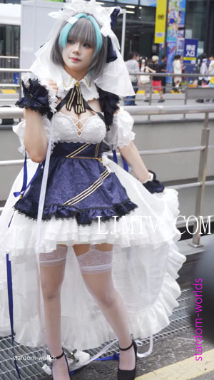 萤火虫漫展可爱猫猫碧蓝航线柴郡cosplayアズールレーン