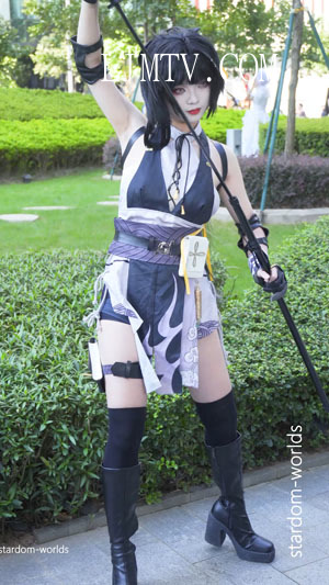 鸣潮ヒョウハクシャコスプレ漂泊者cosplay2024广州CICF漫展