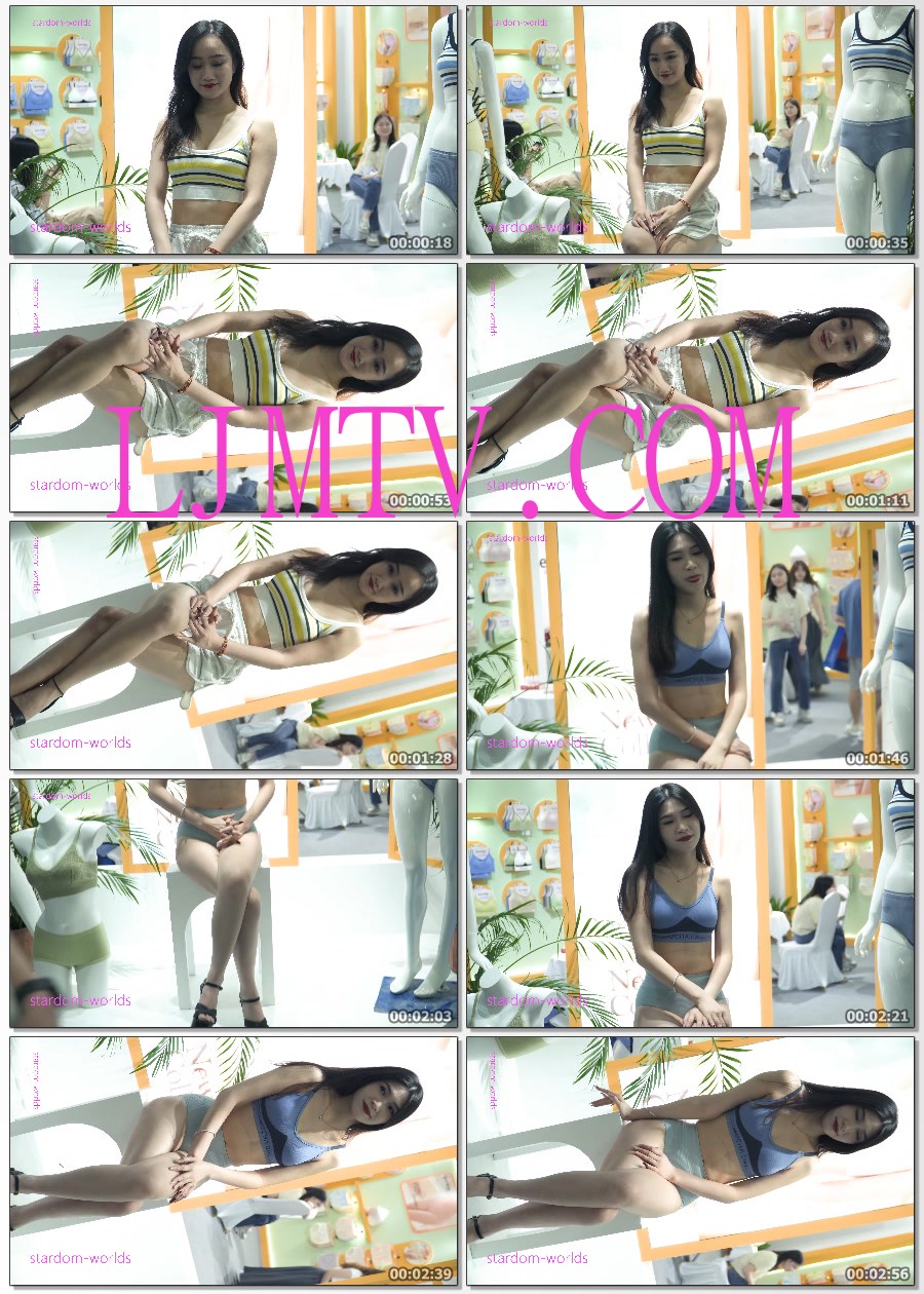 2023深圳内衣展珍妮贝儿2美女模特秀场show