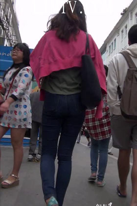 街拍客精选紧身裤热裤全集视频501-600-a00202-1