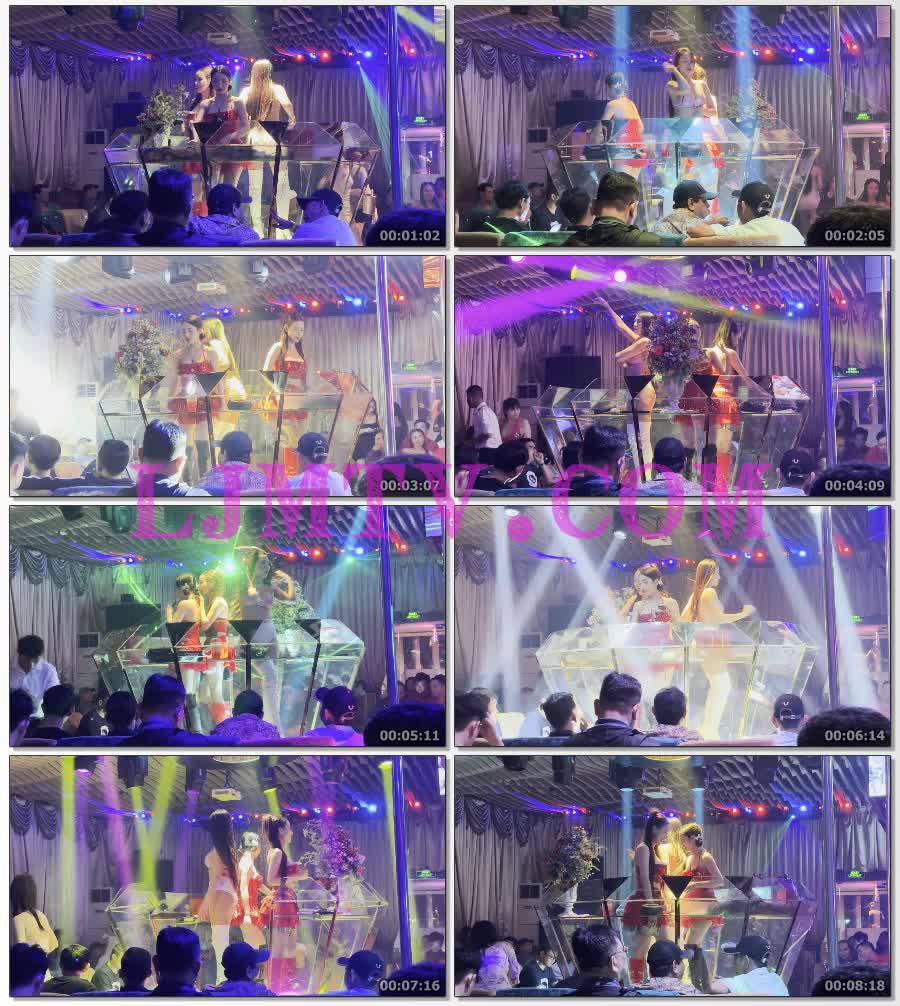 乳白超长筒靴的白色高腰裤粉色交叉绑带热舞妹子-4K视频