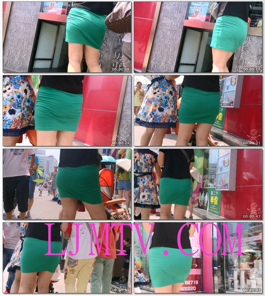 黑骑士大师街拍视频短裙系列-a00065