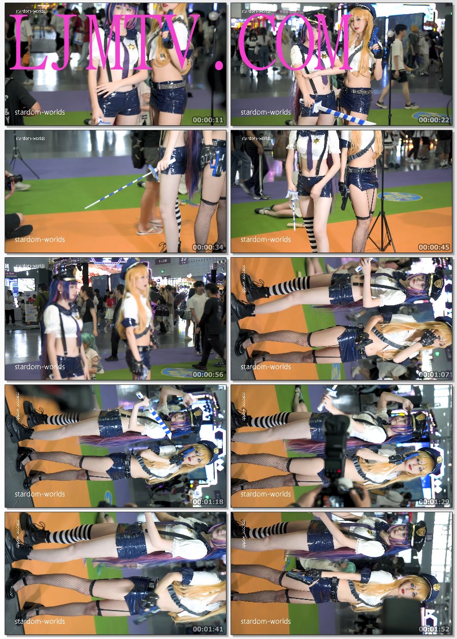 2023深圳国际电玩节吊带袜天使潘迪史朵巾女警cosplayコスプレ
