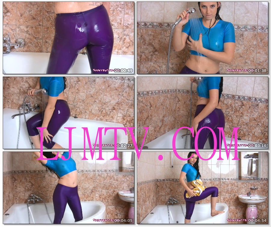 紧身健美裤系列shinybutts视频-008bu