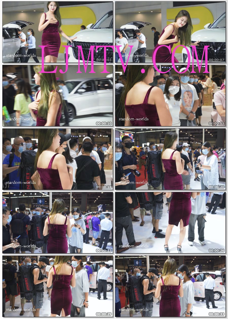 2021东莞国际车展秋季-19美女车模autoshowモーターショーModelShow
