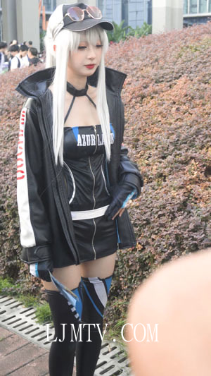 2023广州漫展CICFアズールレーンコスプレCosplay碧蓝航线企业赛车服