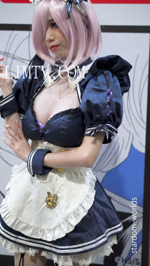 CICF2021マシュメイド玛修女仆cosplay猪小广州漫展