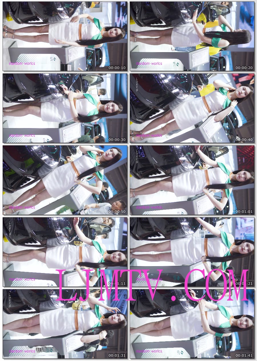 2025东莞春季车展清纯车模BeautylegRacingModel77