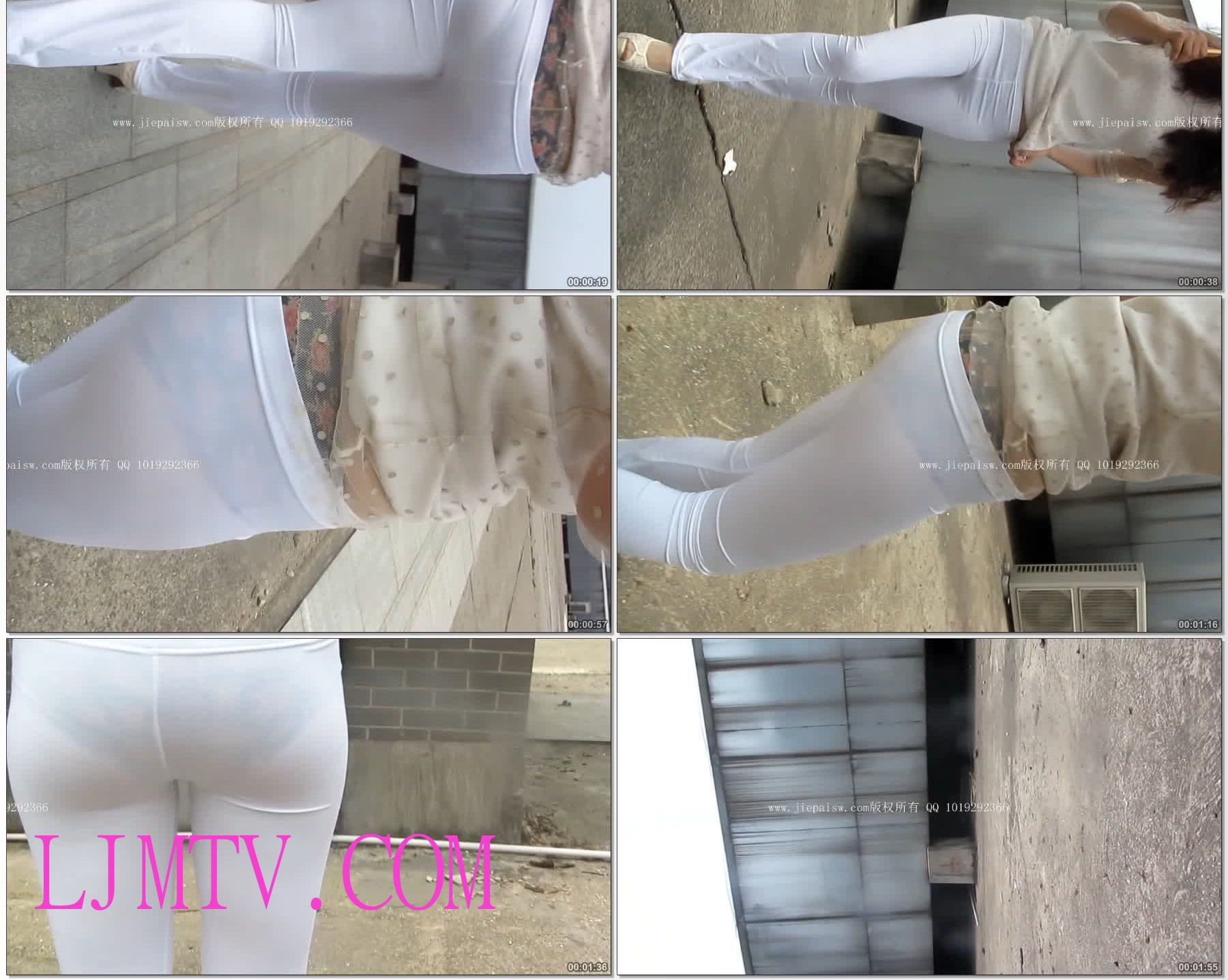 大忽悠2014.5.31【成功案例第198弹续集-向心交社致敬!】紧身白裤学生MM天台裤子里面还穿了肉丝展示翘臀这背影真是喷血啊35度高温丝袜包裹在紧身裤里味道很2014.5.31-198III1 (
