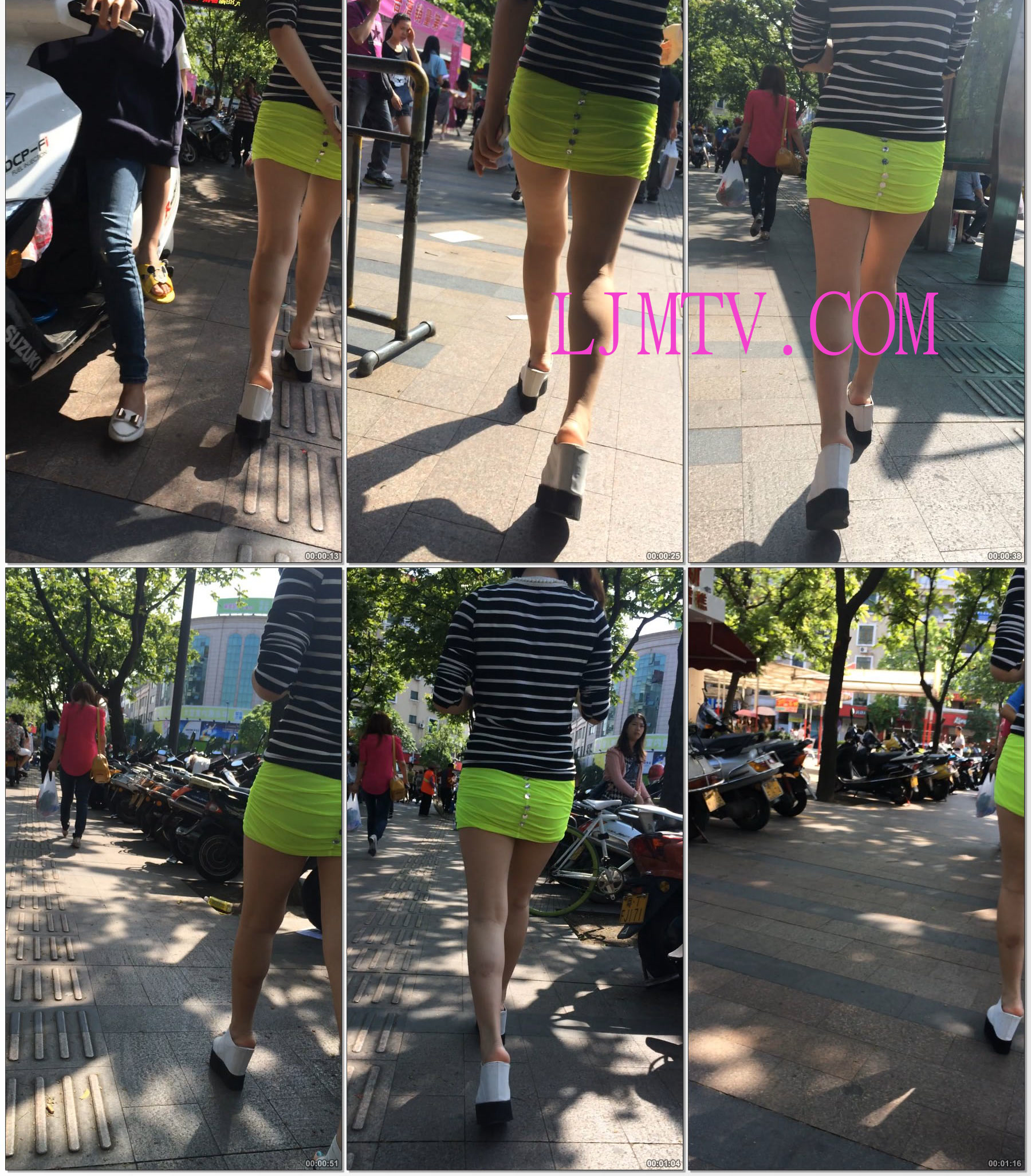 小龙大师精品街拍系列合集-街拍超短裙美腿紧身少妇