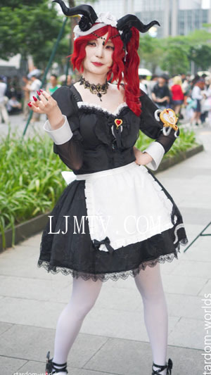 萤火虫漫展第五人格祭祀真理之下绯魔女Cosplayコスプレ