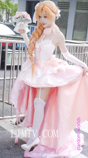 2026萤火虫漫展ソードアートオンラインアスナ刀剑神域亚丝娜花嫁cosplay响响没烦恼