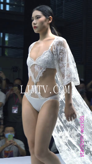 2022深圳内衣展盐步内衣秀性感美女模特时尚秀场3Modelshow下着モデル