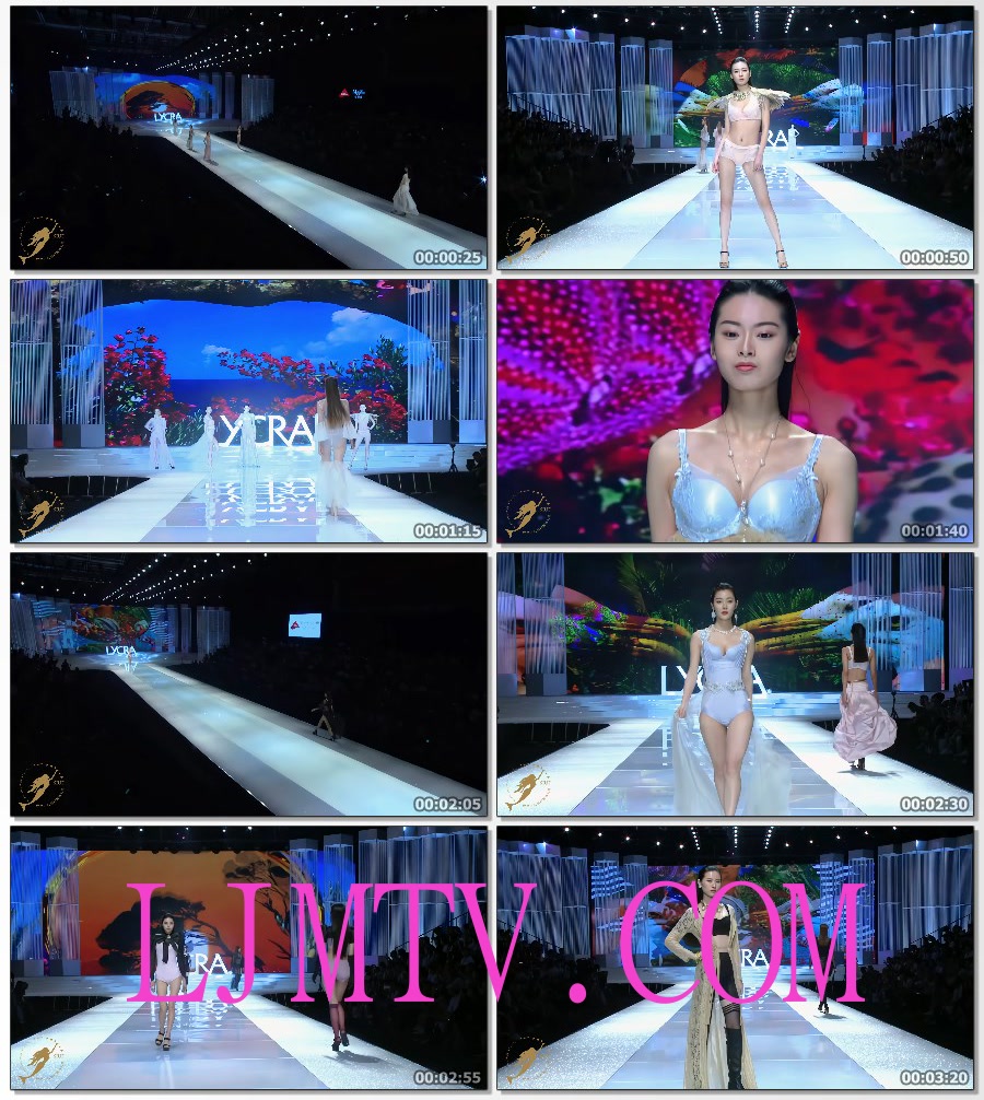 内衣秀超模4K2017SIUF深圳国际内衣展LYCRA莱卡内衣秀