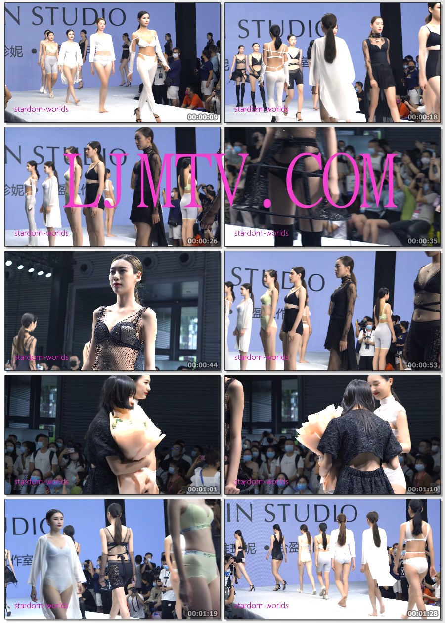 2022深圳内衣展维珍妮合盈工作室性感美女模特内衣秀4ModelShow下着モデル