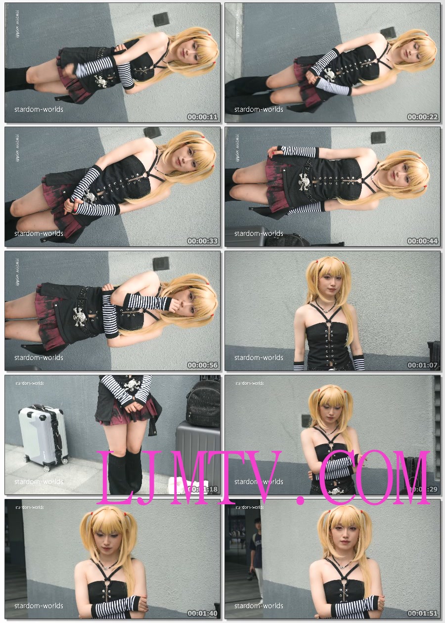 2023萤火虫漫展可爱双马尾朋克风少女弥海砂cosplayコスプレคอสเพลย