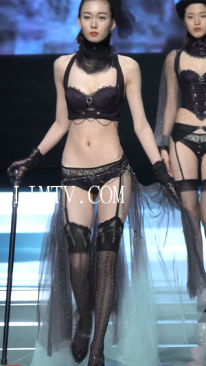 4K内衣秀竖屏2019设计大赛黑丝贵妇人内衣秀Part2黒糸妇人元素