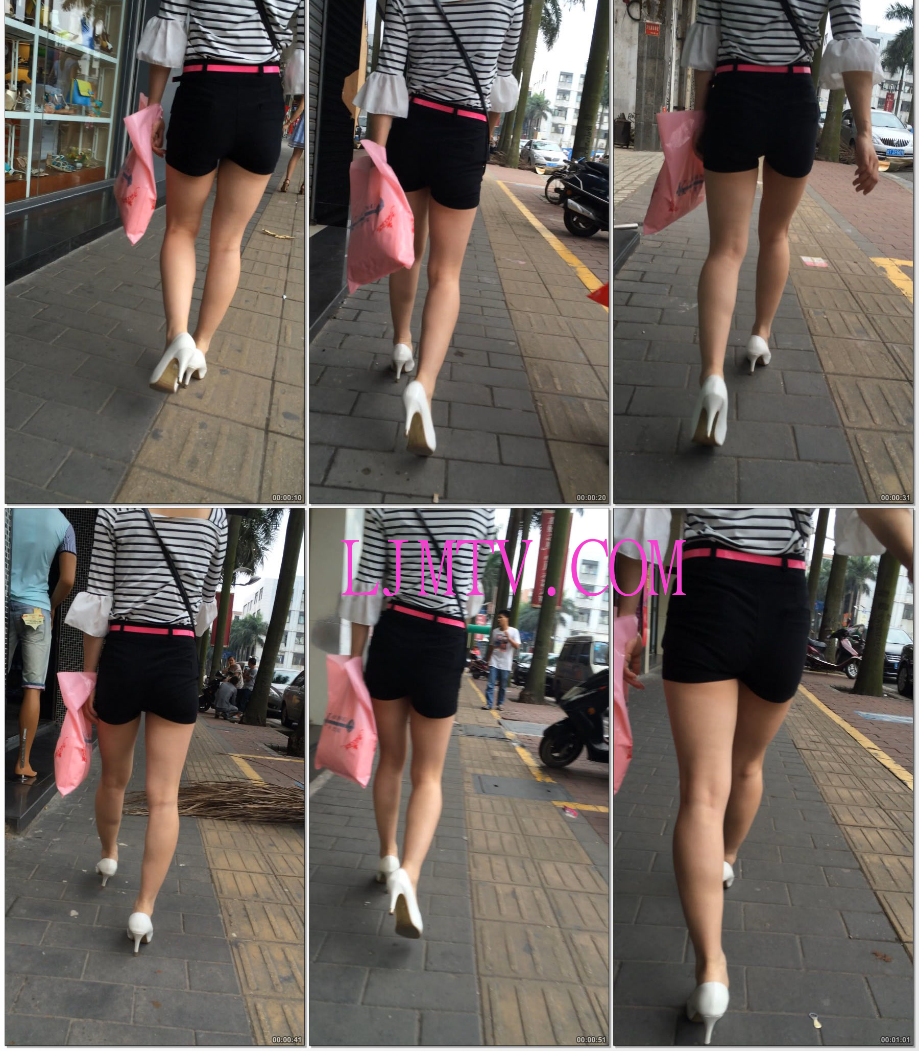 小龙大师精品街拍系列合集-高跟包臀热裤如此性感-01