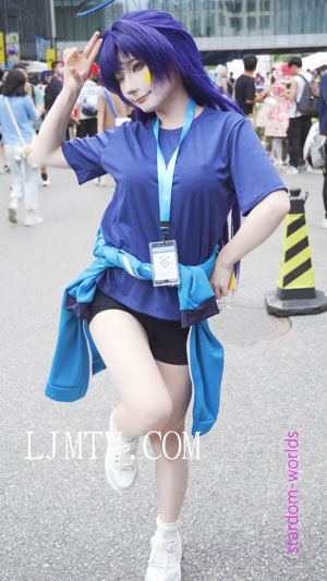 【ブルアカ】早瀬ユウカ体操服コスプレ蔚蓝档案早濑优香Cosplay萤火虫漫展