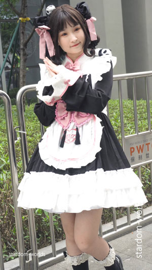 2023萤火虫漫展可爱萌妹cosplay中华风猫熊ロリータコスプレคอสเพลย