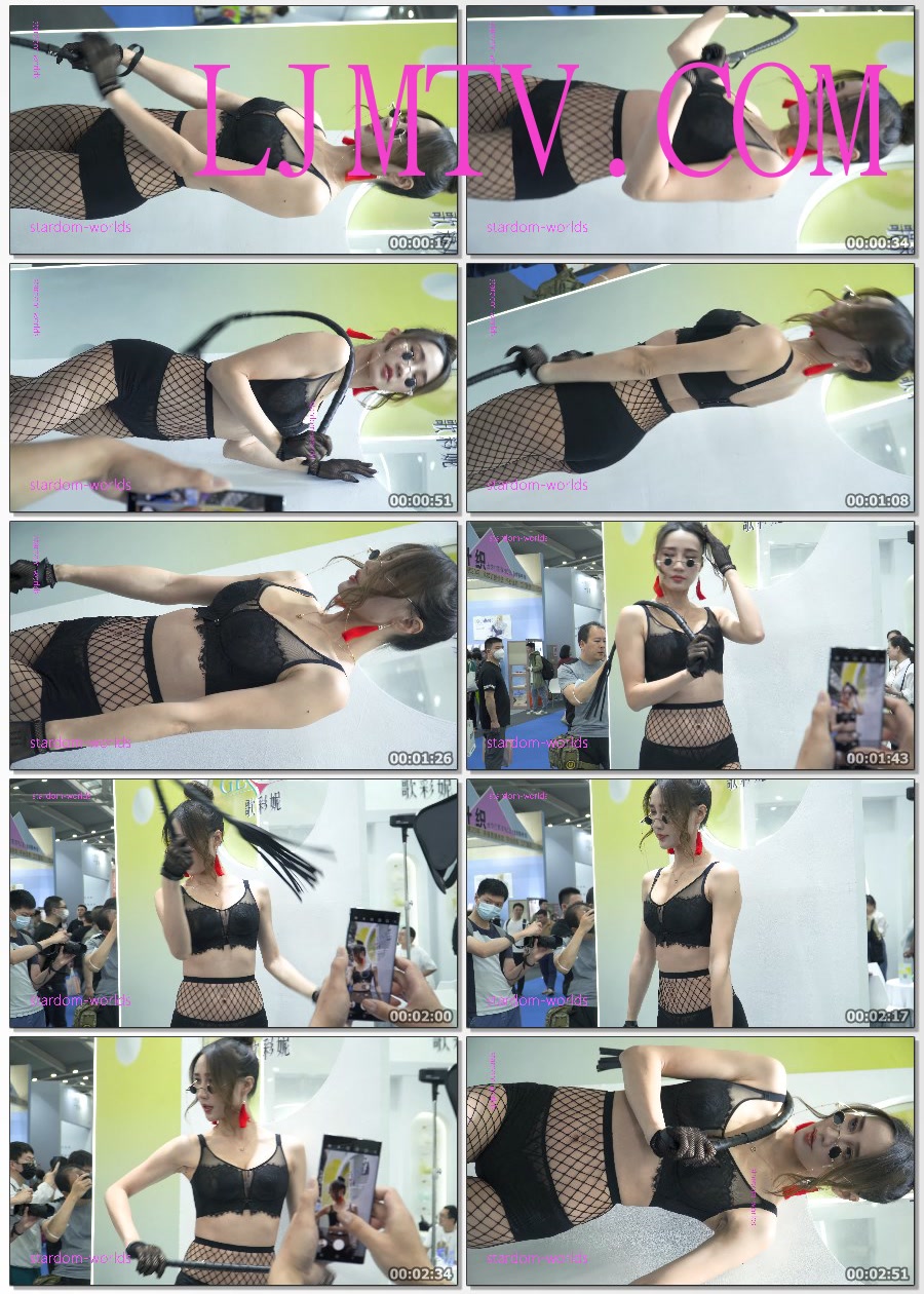 2023深圳内衣展歌彩妮5性感美女模特内衣秀场Show