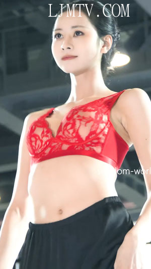 2023广州针博会美佳美侬内衣秀2美女模特时尚秀Show下着モデル