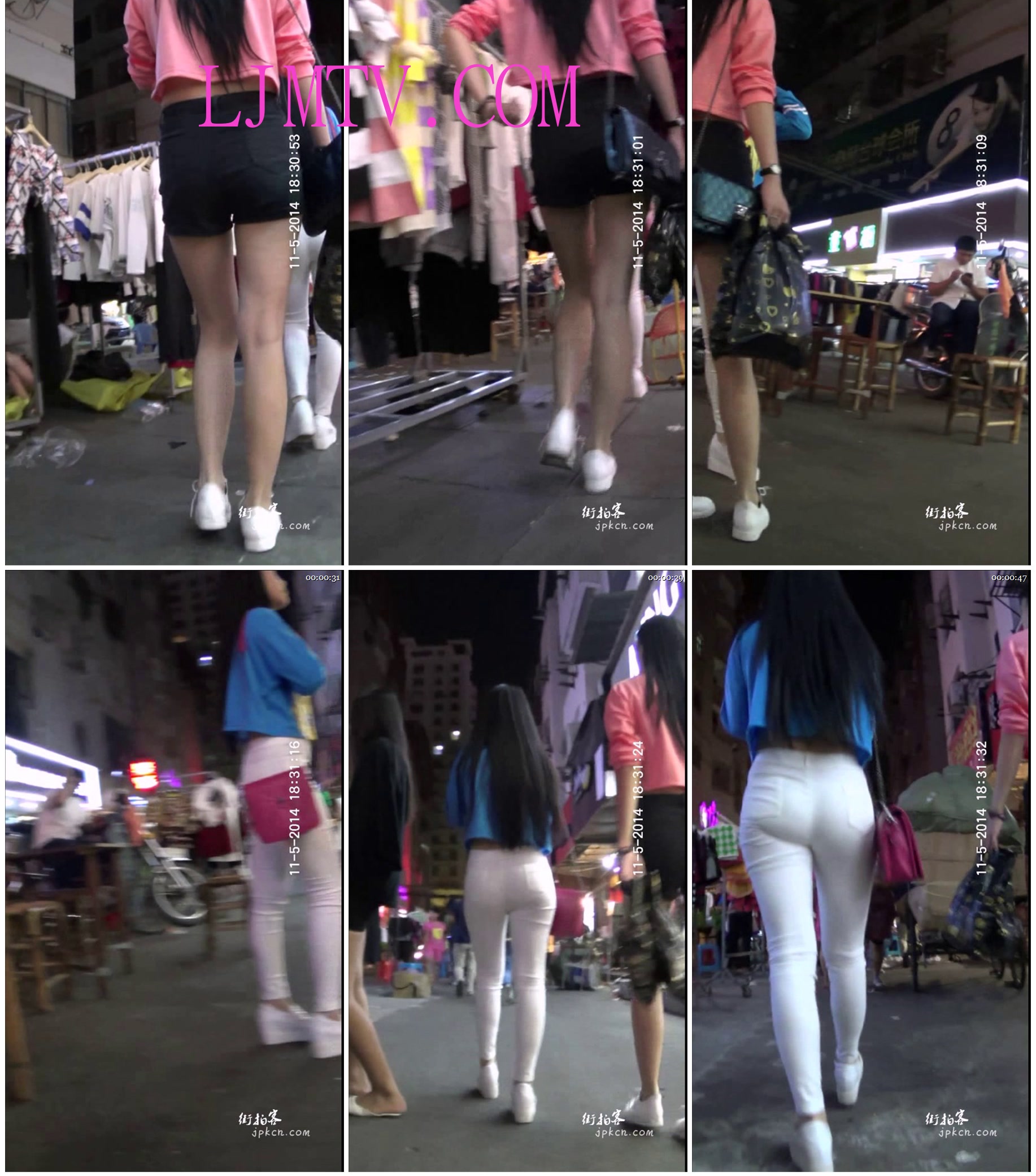 街拍客精选紧身裤热裤全集视频001-200-20141006 (15)
