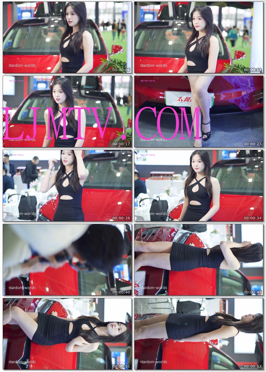 2024深圳改装车展美女车模车展模特-4AutoShowRacingModel