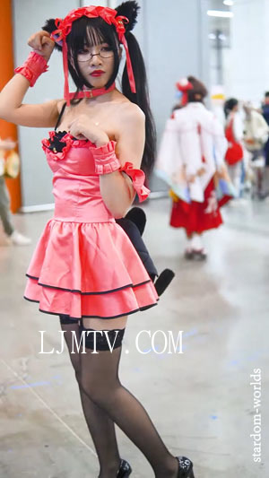 Cosplay时崎狂三睡衣猫猫头24届广州萤火虫漫展-コスプレコミケ约会大作战