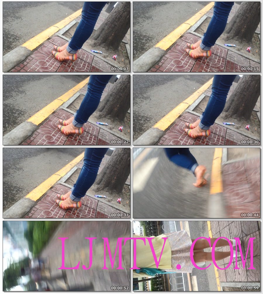 街拍大师超级白嫩玉足高清拍摄高跟丝袜-55(1)