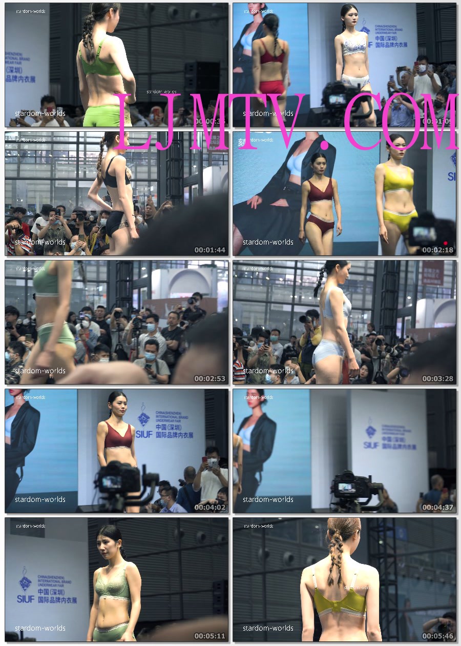 2023深圳内衣展尚锦汇内衣秀美女模特时尚秀场下着モデルShow