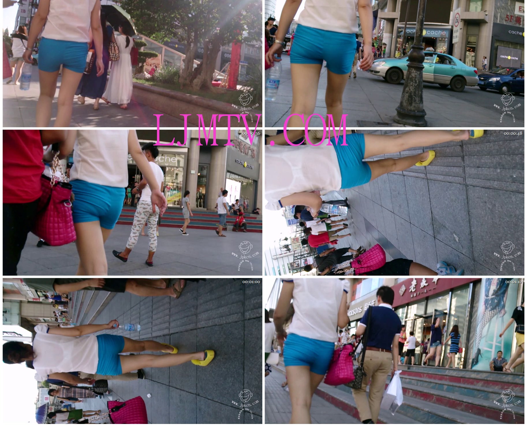 黑骑士大师街拍热裤系列-a00041-2