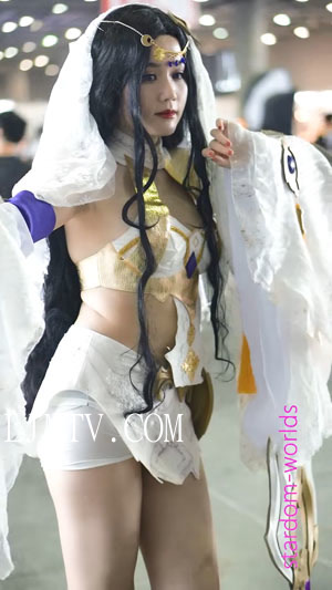 CICF2020王者荣耀貂蝉异域舞娘cosplay广州漫展现场