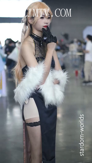 CICF2020少女前线-14闪电姐礼服旗袍Cosplay广州漫展コスプレ