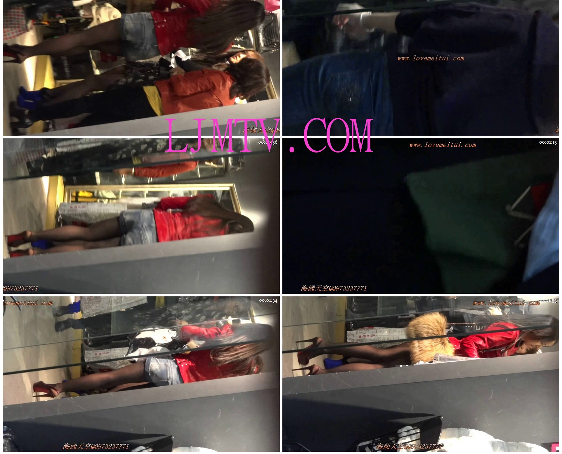 海阔天空热裤街拍视频102部合集商场跟拍细高跟黑丝少妇-06
