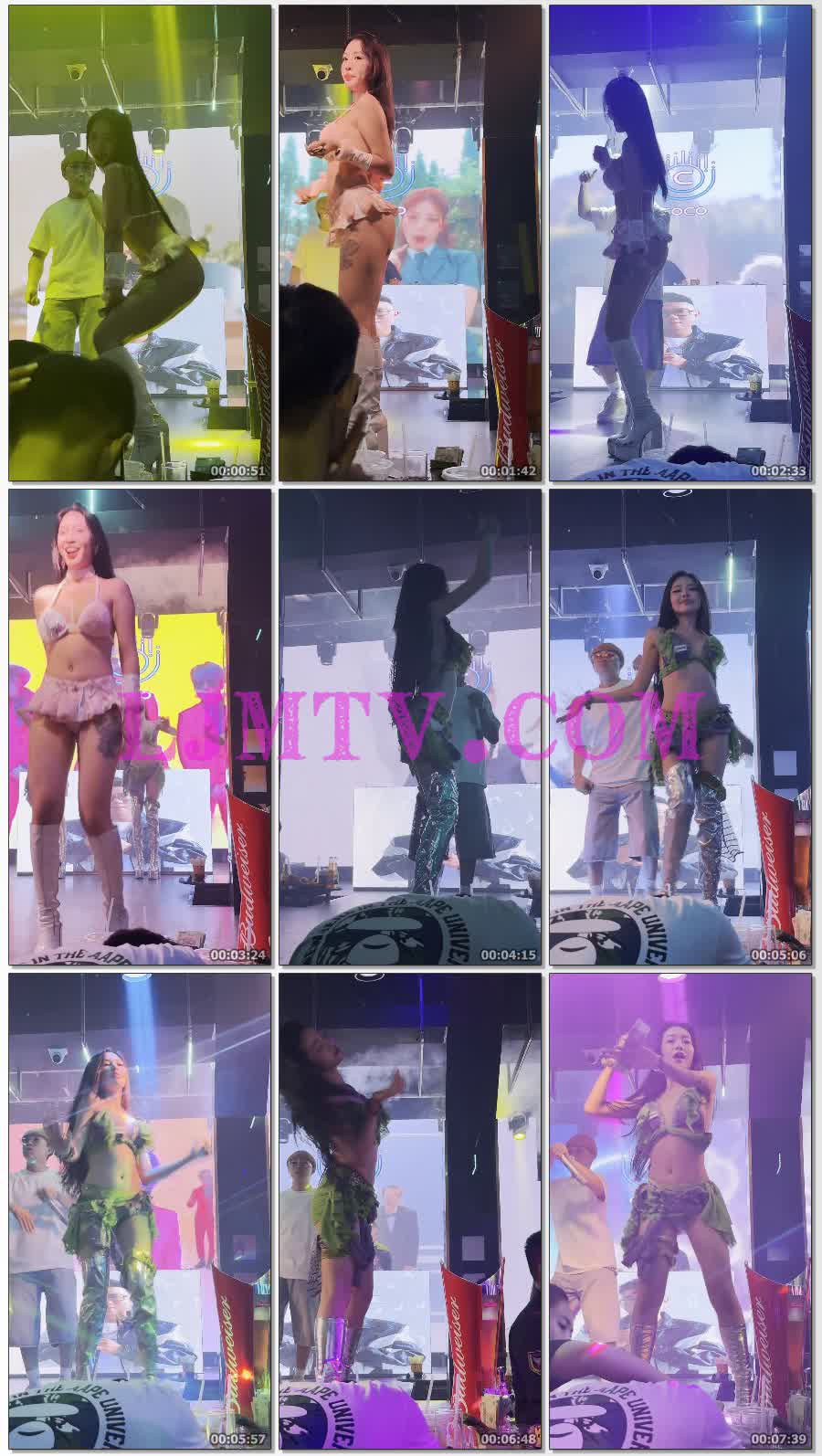 身材非常哇塞的长发舞女比基尼白皮靴热舞腿部还有纹身-2K视频