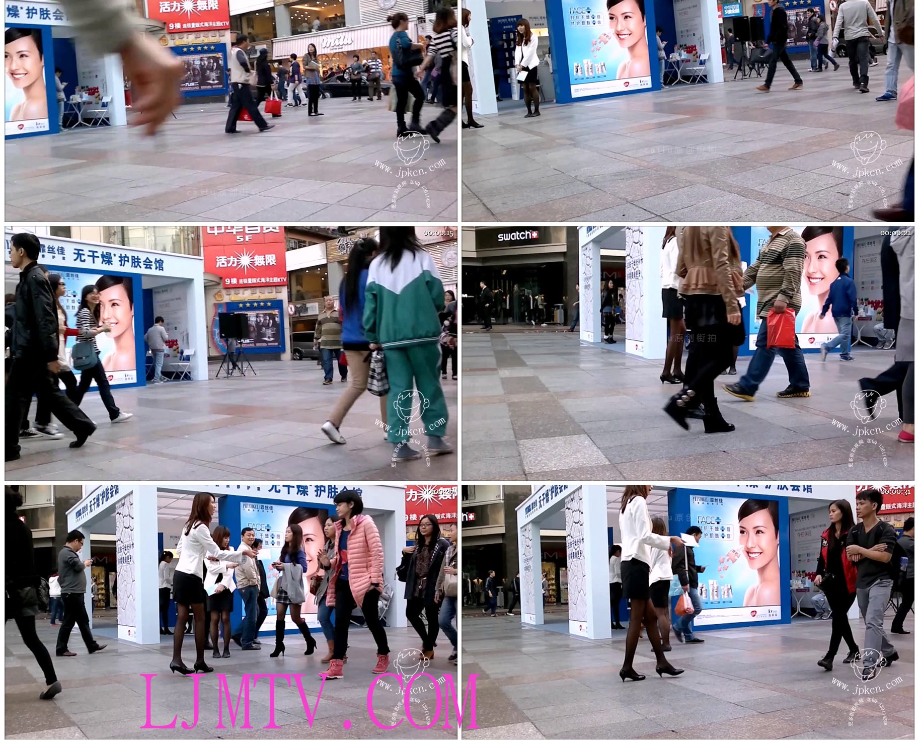 街拍客极品街拍视频JPP1-JPP217-高挑包臀，长发妩媚，黑丝美腿，超黄金曲线