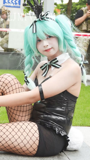バニーガール初音未来兔女郎cosplayコスプレ2025广州萤火虫漫展