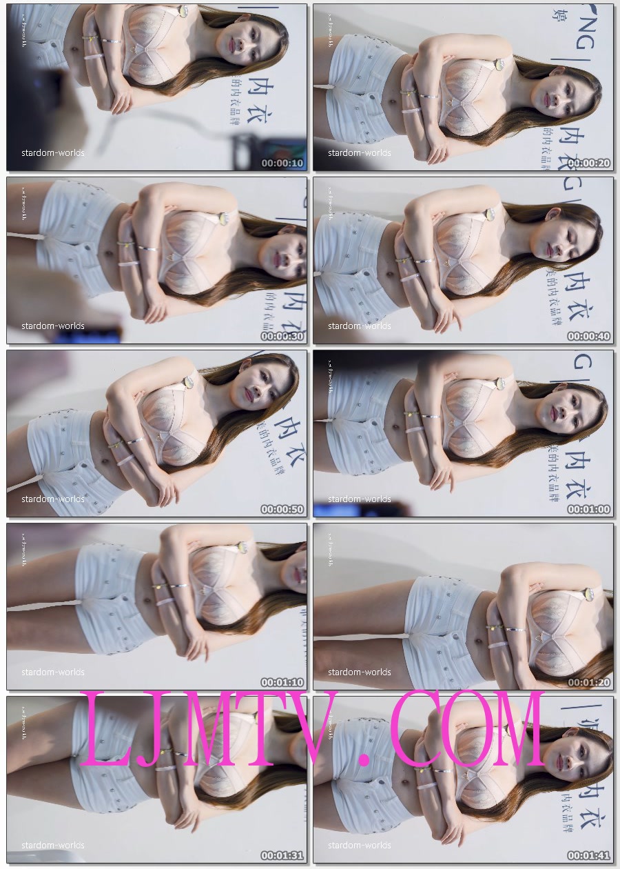 2025深圳内衣展安吉婷美女模特内衣秀Show下着