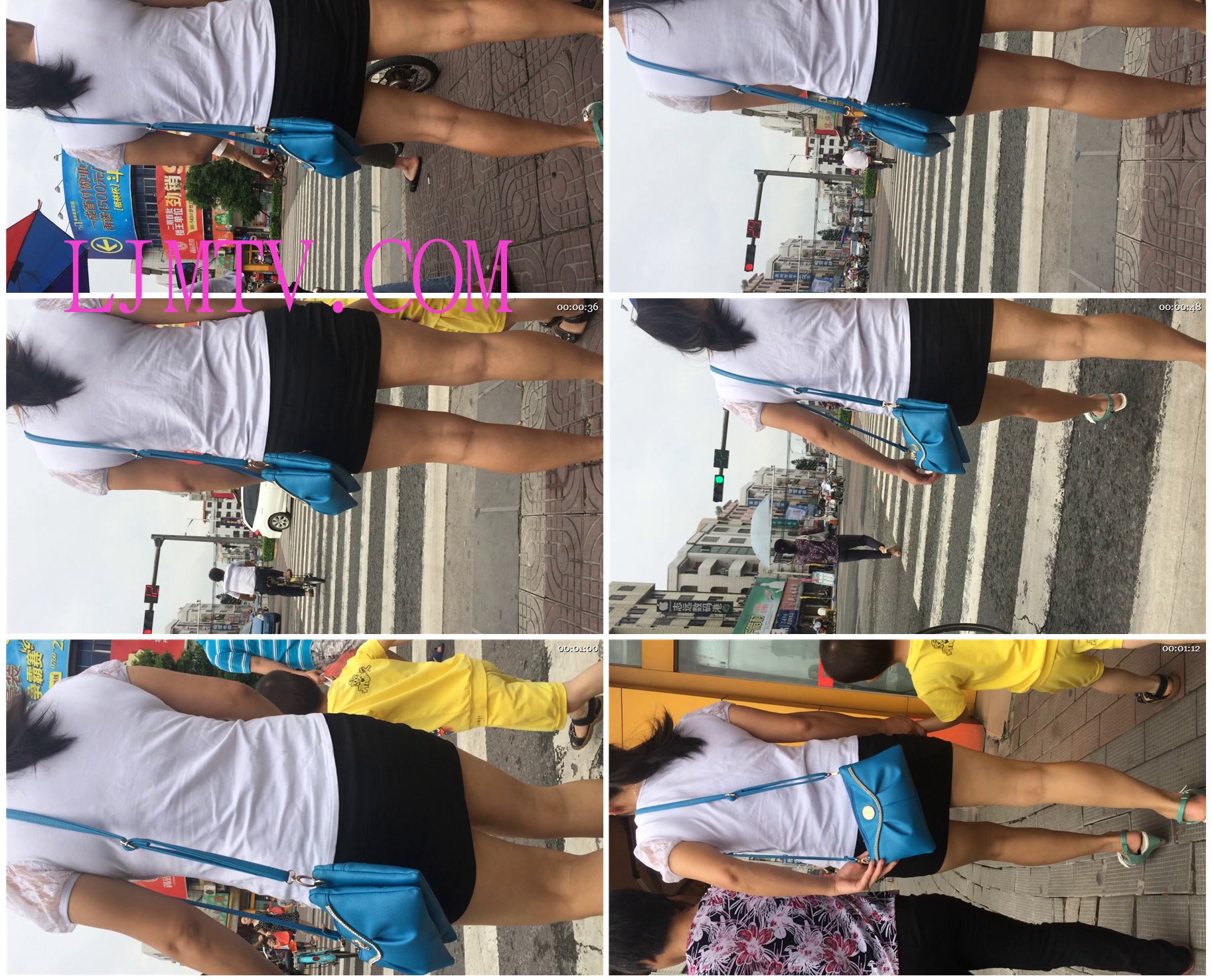 小龙大师精品街拍系列合集-街拍短裙小少妇