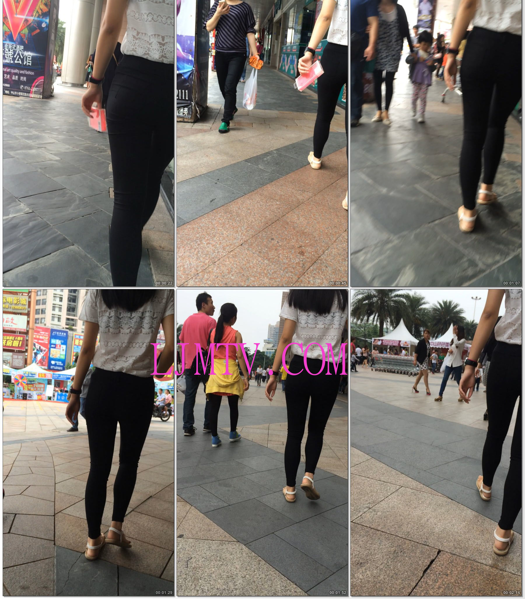小龙大师精品街拍系列合集-紧身打底裤小妹