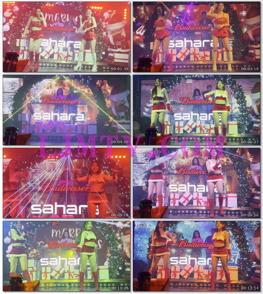 圣诞夜红色皮革超短裙的白皙美腿白靴女dancer-4K视频