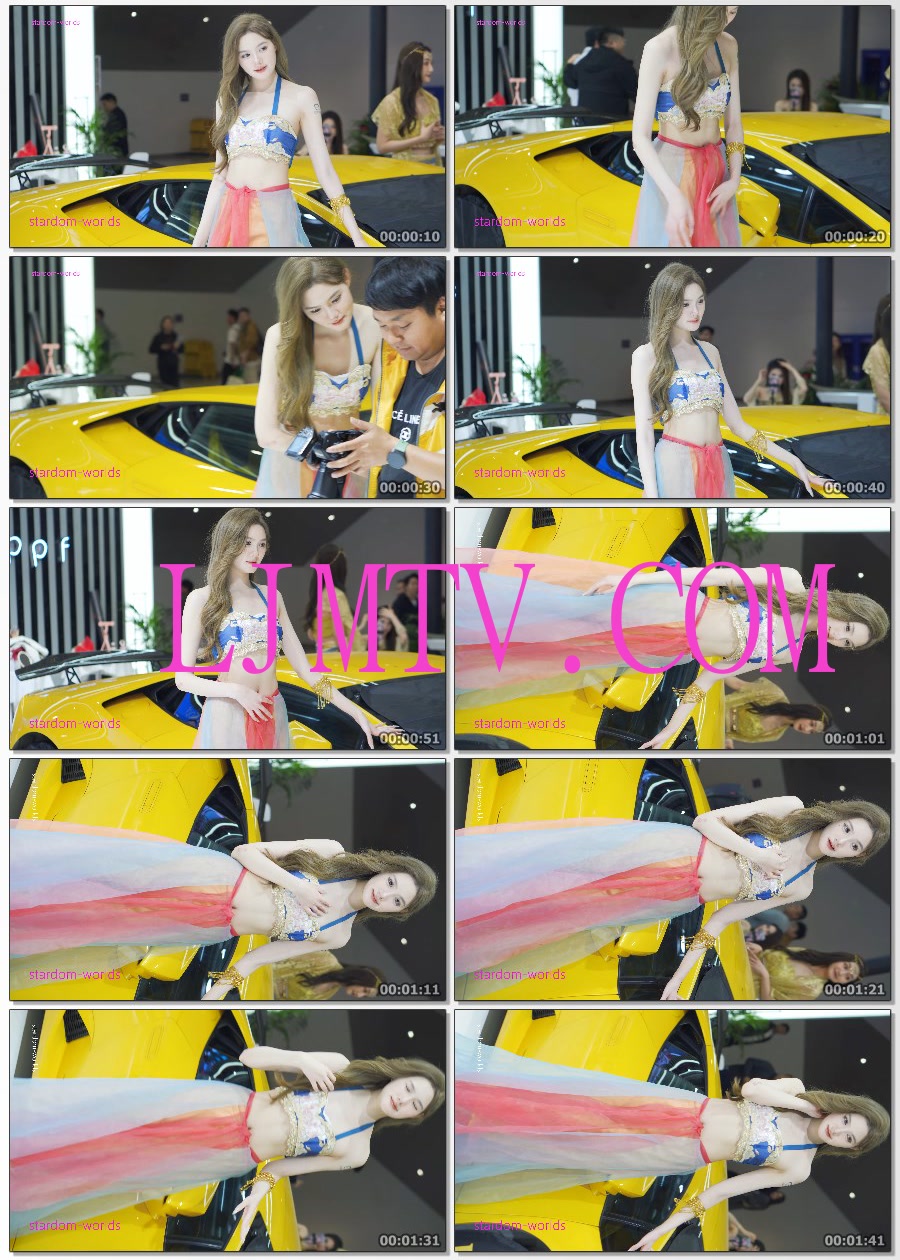 2024深圳改装车展AutoShowRacingModel异域舞娘美女车模车展模特-30