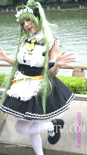 胜利の女神コスプレ索达女仆cosplay2023广州艾妮漫展