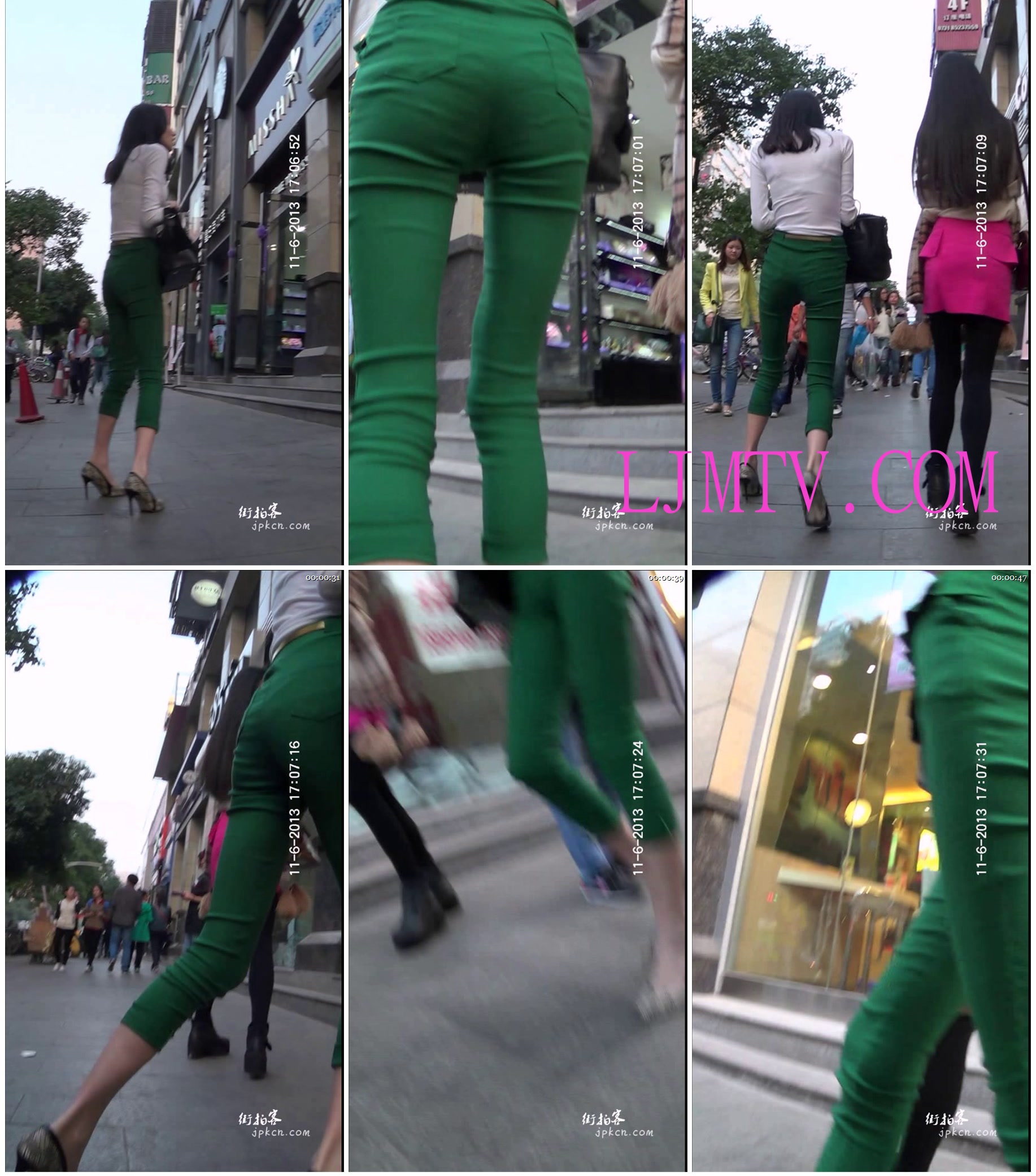 街拍客精选紧身裤热裤全集视频001-200-jx0075