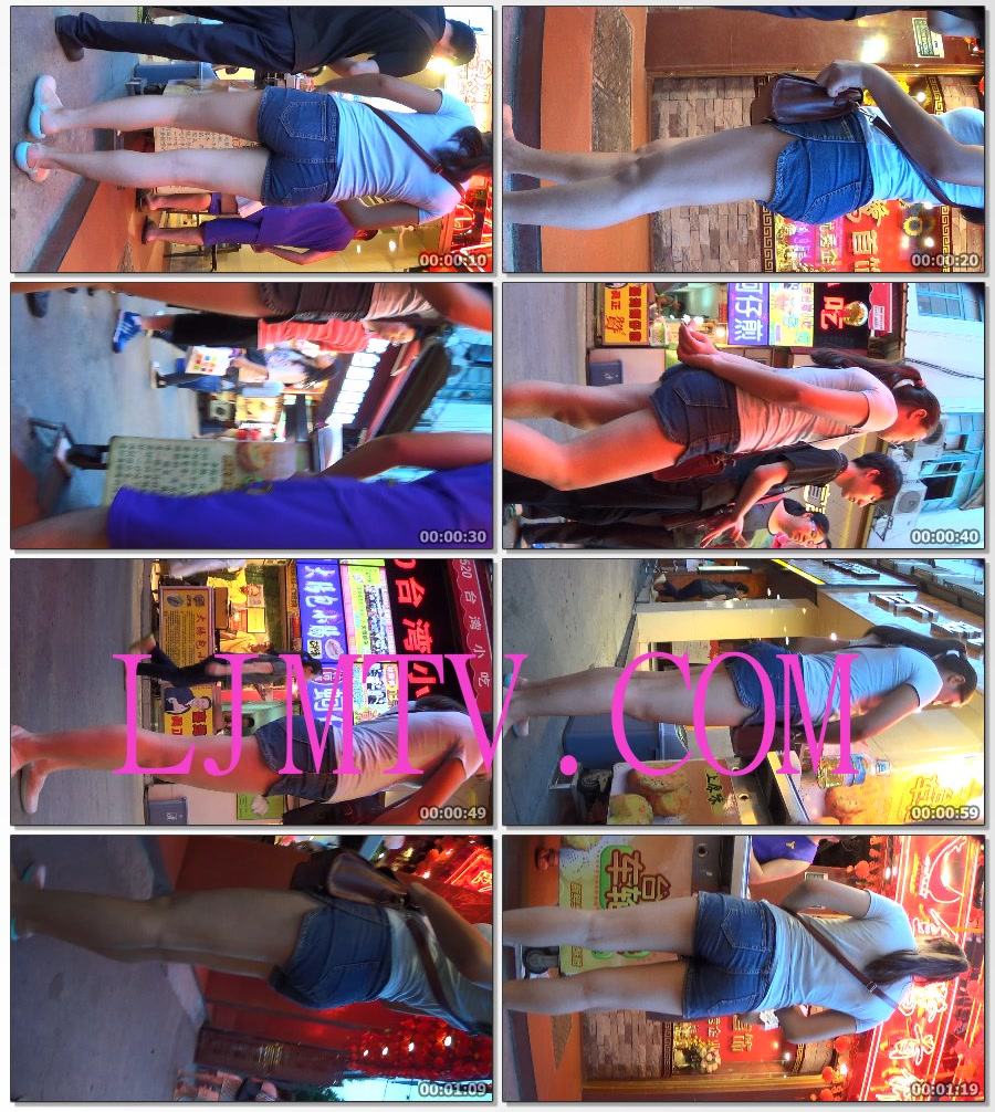 麋小鹿大师2013-2014街拍视频合集1-大屁股紧牛少妇视频-01