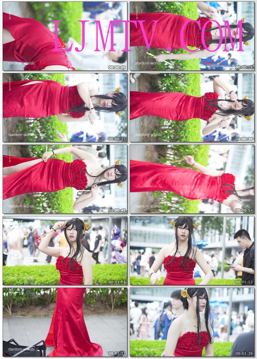 【Fate】ヨルフォージャー间谍过家家红色礼服约儿萤火虫漫展スパイファミリーコスプレ