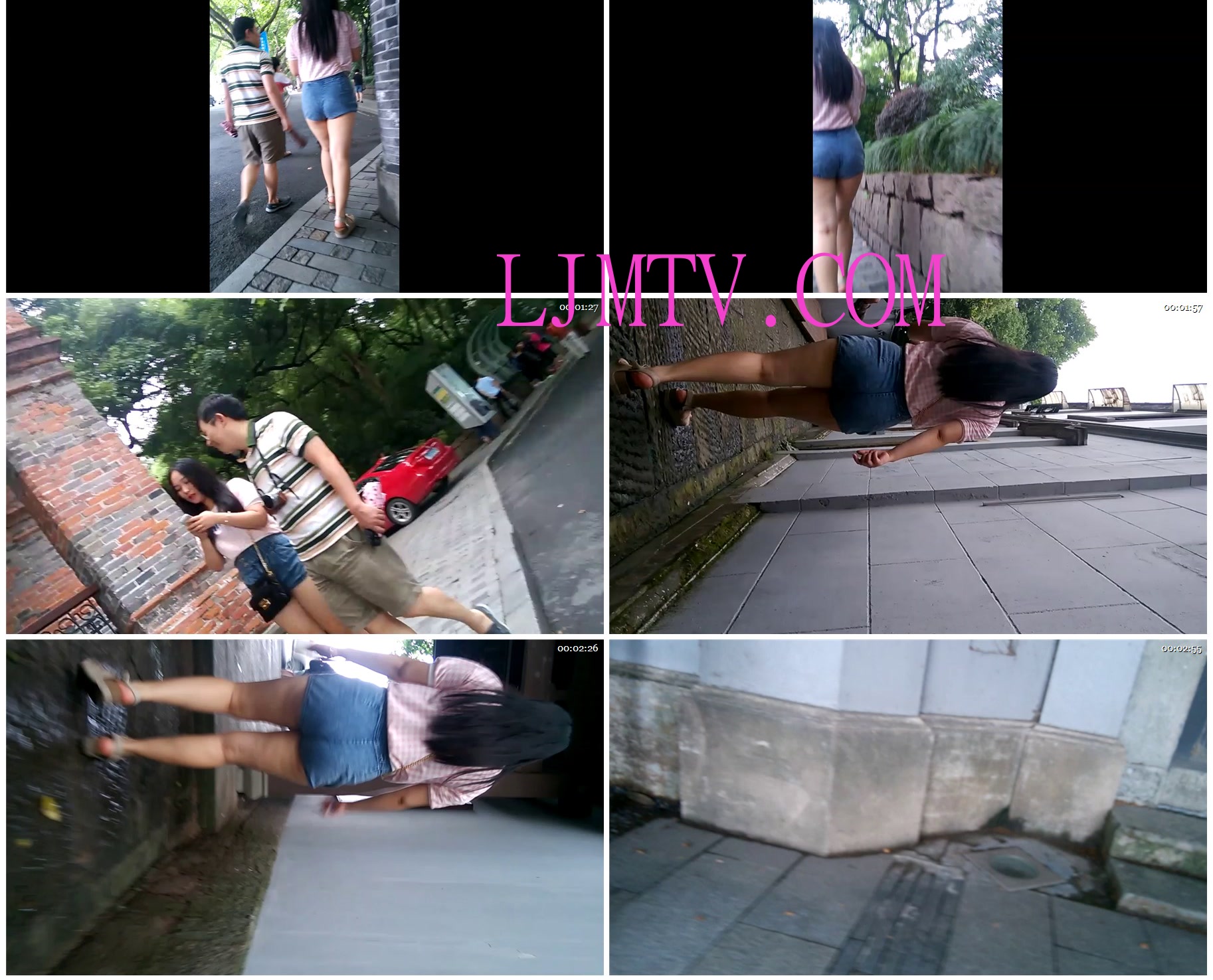 蚕豆大师超短热裤街拍视频系列-10